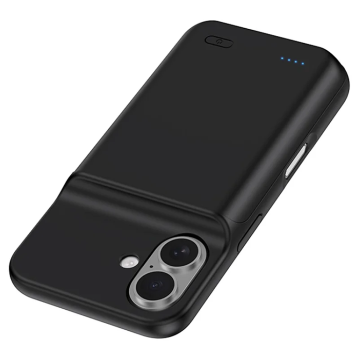 A-One Brand - iPhone 16 Batteriskal 7000mAh - Svart