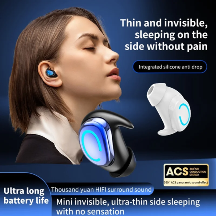 A-One Brand - Singel Bluetooth In-Ear Trådlösa Hörlurar Noise Cancelling