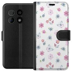 iSecrets - Plånboksfodral till OnePlus 10 Pro med Blommor och fjärillar