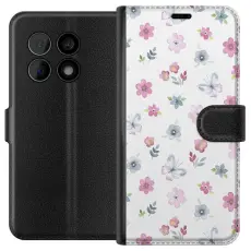 iSecrets - Plånboksfodral till OnePlus 10 Pro med Blommor och fjärillar