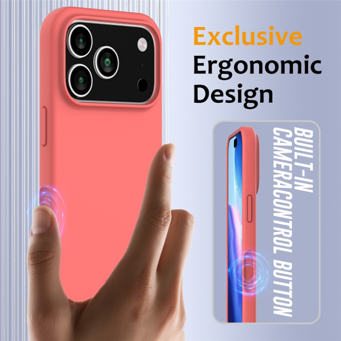 A-One Brand - iPhone 17 Pro Max Mobilskal MagSafe Silikon Anti-Drop