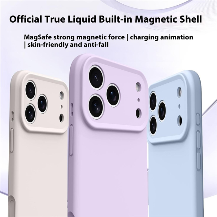 A-One Brand - iPhone 17 Pro Mobilskal MagSafe Precise Cutouts - Babyblå