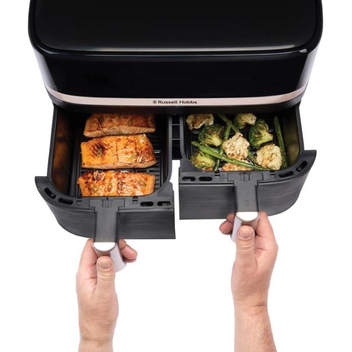 Russell Hobbs - Russell Hobbs Airfryer 27680-56/RH Satisfry Dual Basket Air Fry