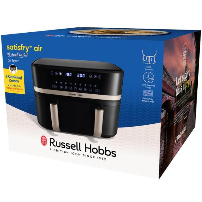 Russell Hobbs - Russell Hobbs Airfryer 27680-56/RH Satisfry Dual Basket Air Fry