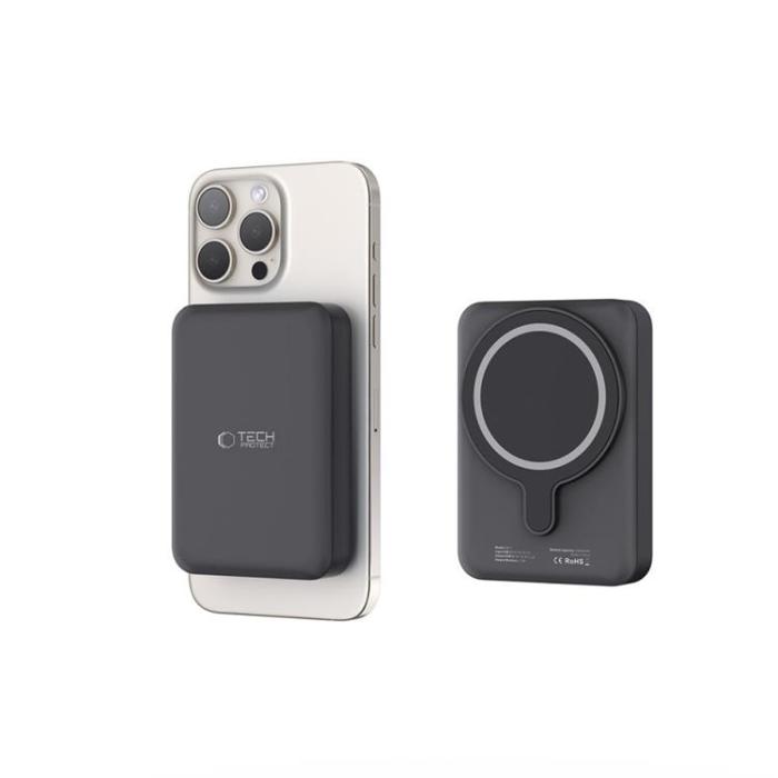 Tech-Protect - Tech-Protect Magsafe Powerbank 10000mAh PB11 LifeMag - Svart