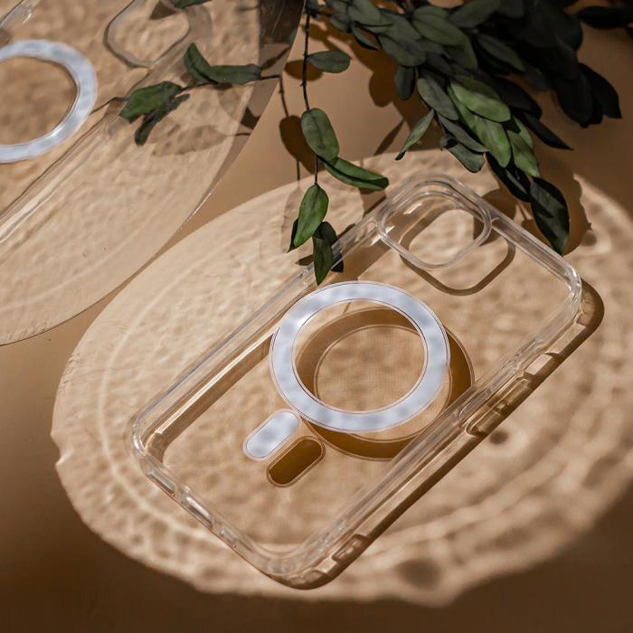 OEM - Stötdämpande Mag fodral för iPhone 13, transparent