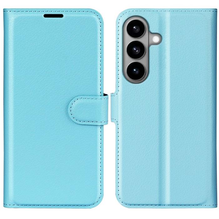OEM - AMORUS Samsung Galaxy S26 / S26 Pro Plånboksfodral Konstläder - Blå