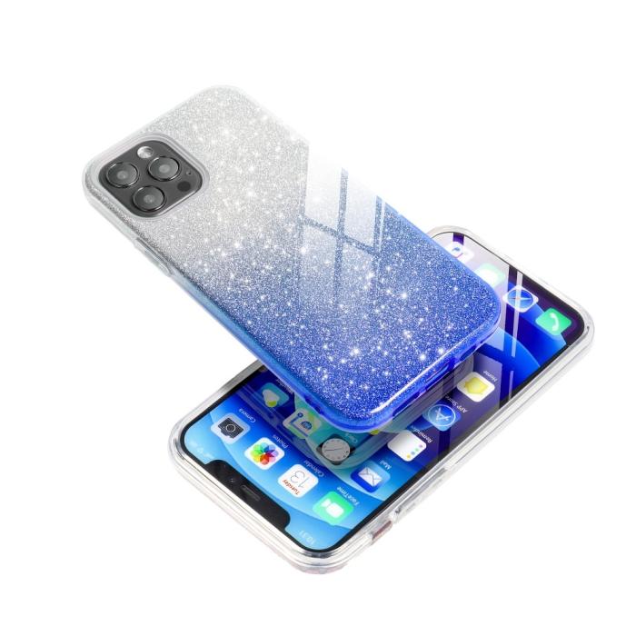 Forcell - Forcell SHINING skal till iPhone 11 PRO clear/Blå
