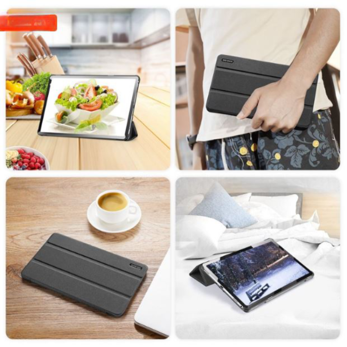 Dux Ducis - Dux Ducis Lenovo Tab M10 (Gen 3) 10.1 Fodral DOMO Folio Flip - Svart