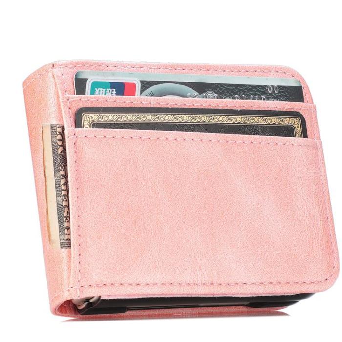 A-One Brand - Plånboksfodral till Samsung Galaxy Z Flip 3 5G - Rosa