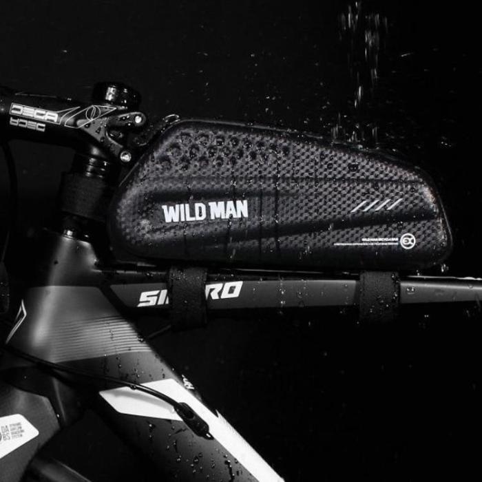 WildMan - WildMan Cykelramväska med Dragkedja 1L EX - Svart