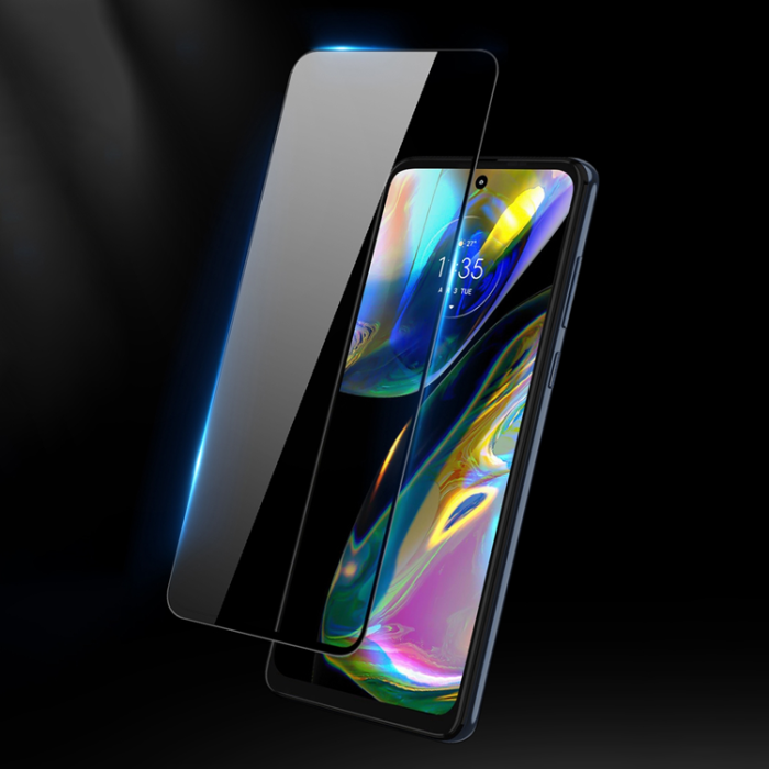UTGATT1 - Dux Ducis Motorola Moto G52 Härdat Glas 9H - Svart