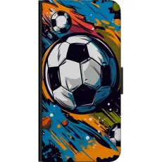 Gustaf - Pl&aring;nboksfodral till Samsung Galaxy Note10 Lite med Fotbollar