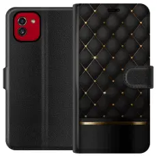 Gustaf - Pl&aring;nboksfodral till Samsung Galaxy A03 med Luxury Opulence