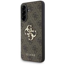 Guess - Guess Galaxy A56 Mobilskal Big 4G Logo Classic Logo - Brun