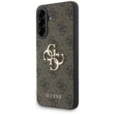 Guess - Guess Galaxy A56 Mobilskal Big 4G Logo Classic Logo - Brun