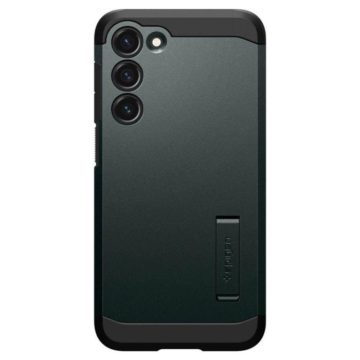 Spigen - Spigen Galaxy S23 Skal Tough Armor - Abyss Grön