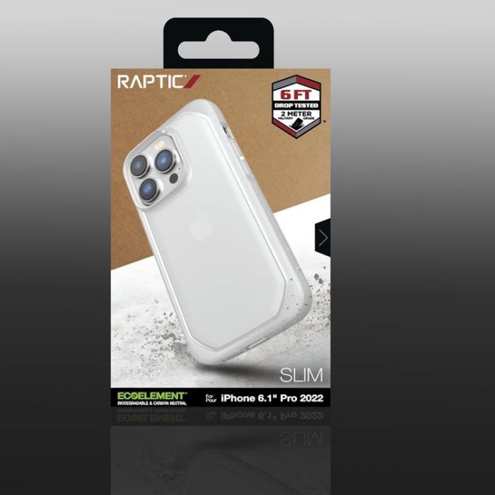 Raptic - Raptic iPhone 14 Pro Skal Slim - Clear