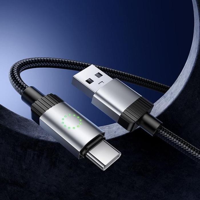 Hoco - HOCO USB-A till USB-C Kabel 3A 1m X117 - Svart