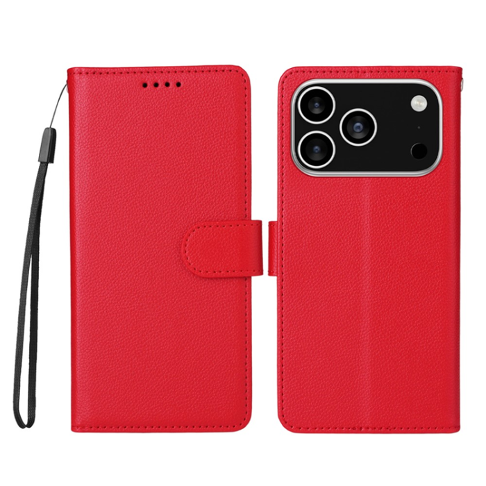 A-One Brand - iPhone 17 Pro Plånboksfodral RFID Blocking med Handledsrem