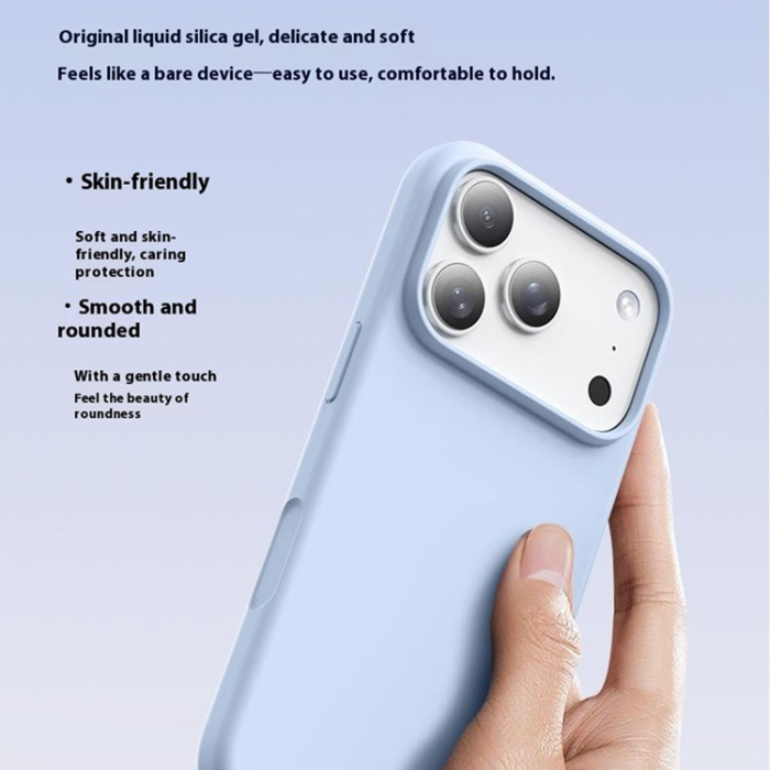 A-One Brand - iPhone 17 Pro Mobilskal Anti-Scratch Silikon+PC - Grå