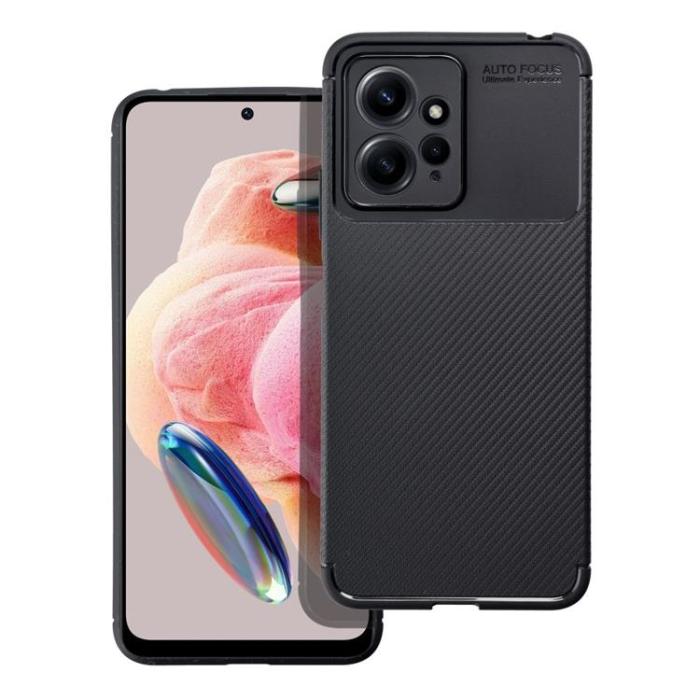 OEM - Xiaomi Redmi Note 12 4G Mobilskal Carbon Premium - Svart