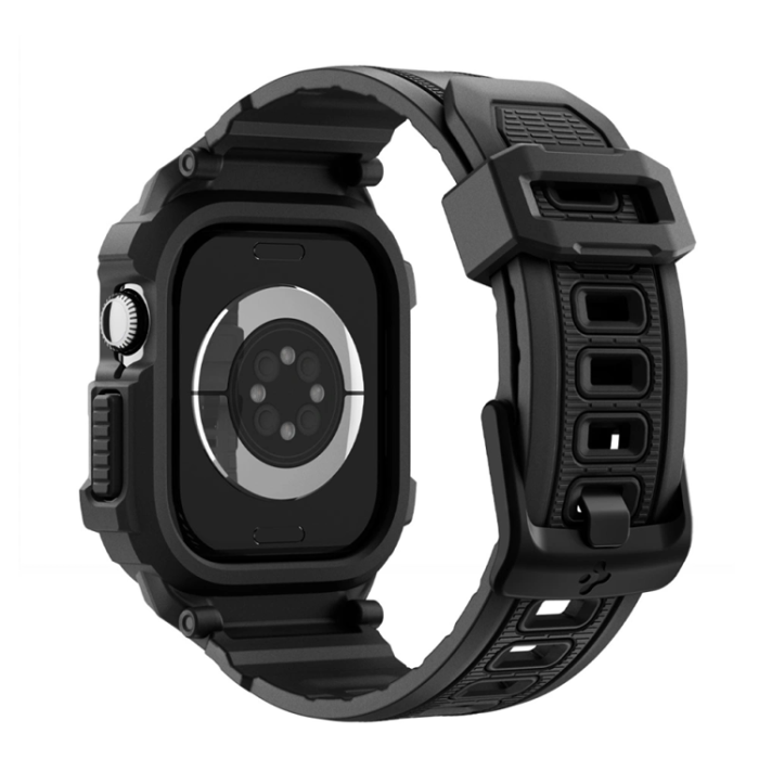 Spigen - Spigen Apple Watch 42mm Series 10 Skal Rugged Armor Pro - Matte Svart