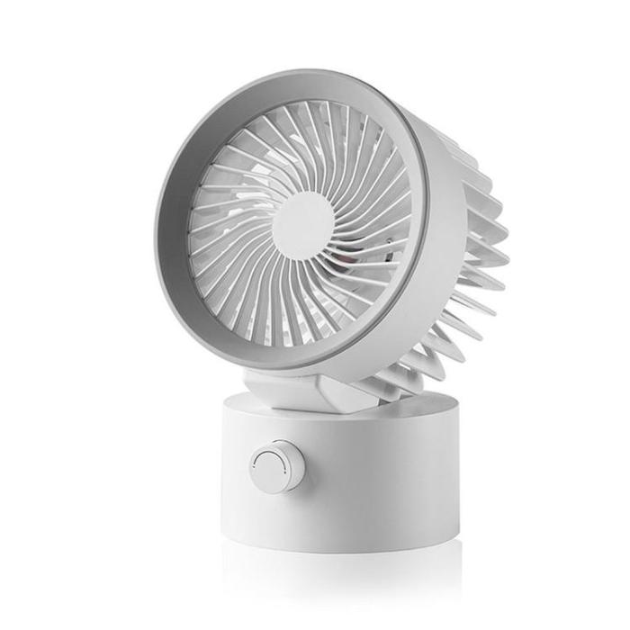 OEM - Skrivbordsfläkt USB-A LLD-F87U - Vit