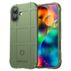 A-One Brand - iPhone 17 Mobilskal Grid Design Scratch-Proof Soft TPU - Grön