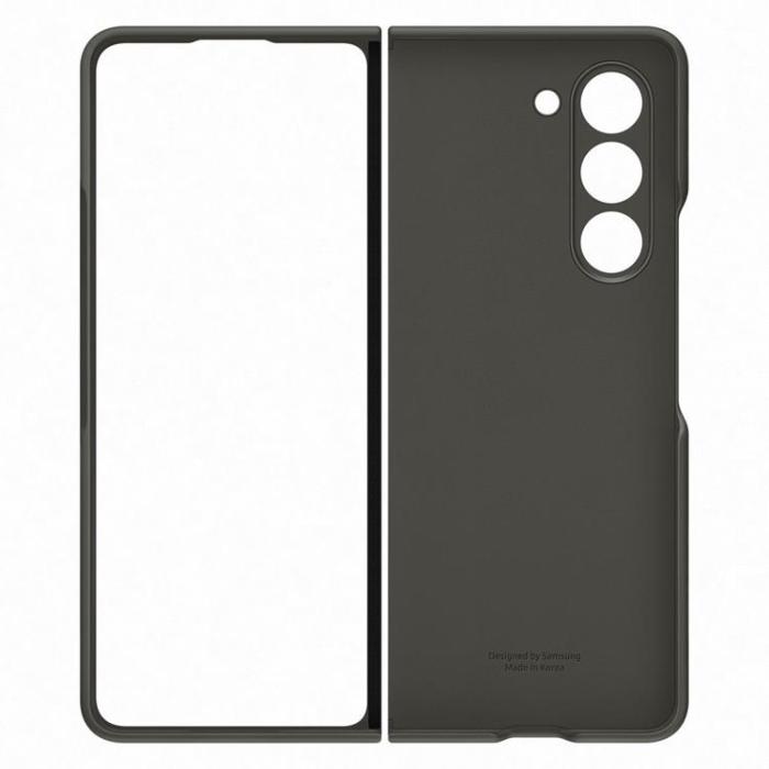 Samsung - Samsung Galaxy Z Fold 5 Mobilskal Silikon med Stativ - Svart