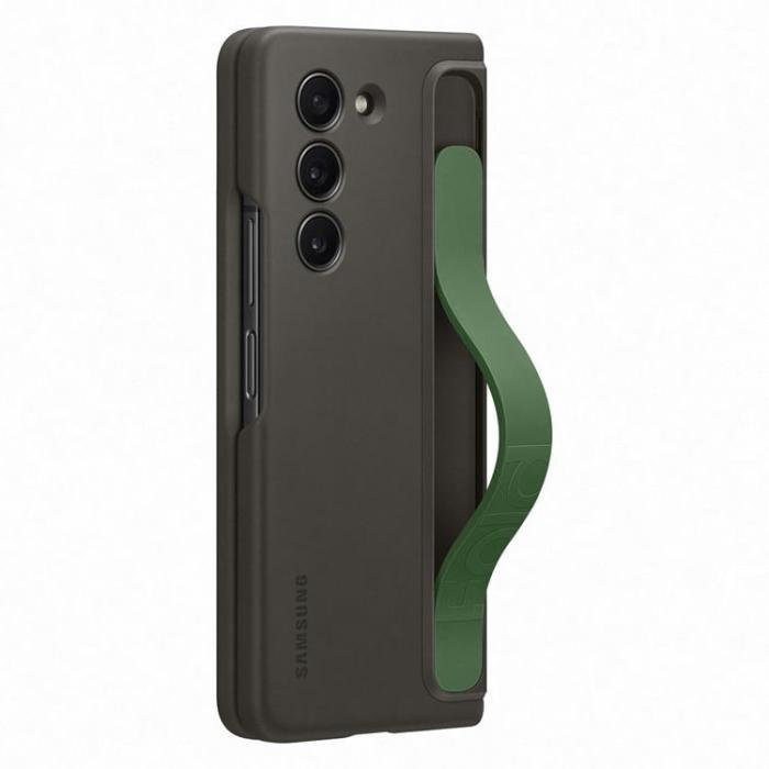 Samsung - Samsung Galaxy Z Fold 5 Mobilskal Silikon med Stativ - Svart
