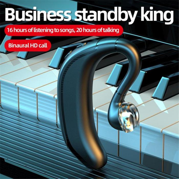 OEM - Enkla In-Ear Hörlur Bluetooth för Körning Affärsbruk M-800 - Svart