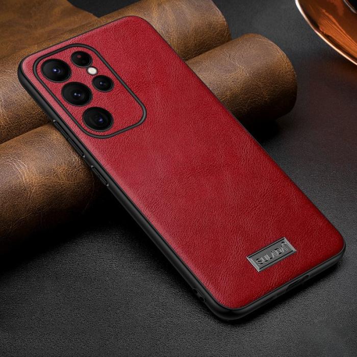 SULADA - SULADA Mobilskal till Galaxy S23 Ultra TPU + PC Röd
