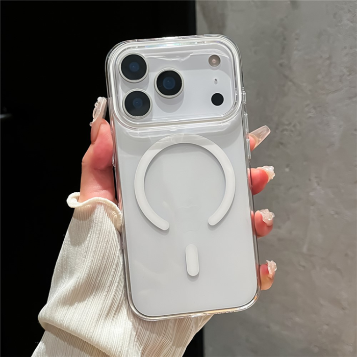 A-One Brand - iPhone 17 Pro Mobilskal MagSafe TPU + PC - Vit