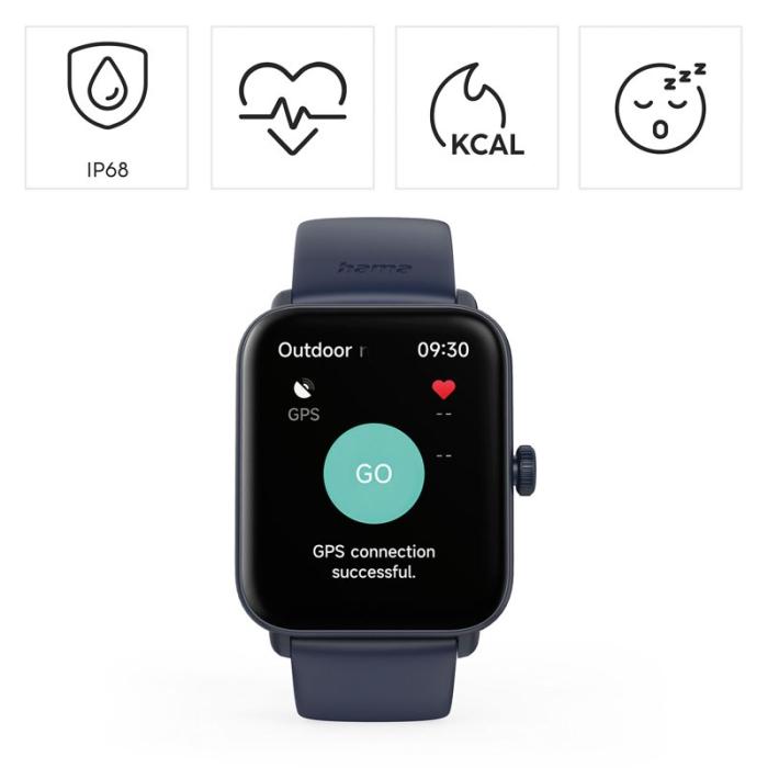 Hama - HAMA Smart Watch 6010 Blå