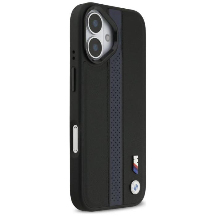 BMW - BMW iPhone 17 Mobilskal MagSafe M Perforated Stripe Logo - Blå