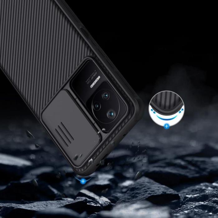 UTGATT1 - Nillkin Xiaomi Poco F4 5G Skal Camshield - Svart