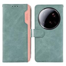 ABEEL - ABEEL Mobilskal till Xiaomi 15 Ultra Splicing Konstl&auml;der Flip Bl&aring;