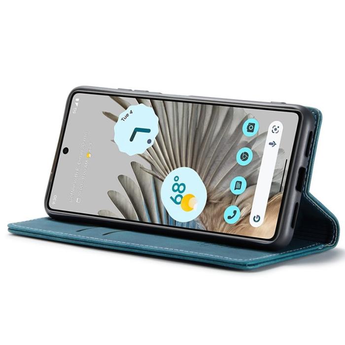 Caseme - CASEME 013 Series Google Pixel 7 Pro Plånboksfodral Konstläder Blå