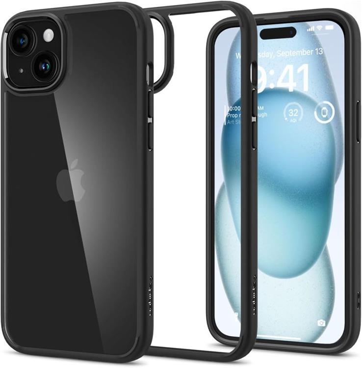 Spigen iPhone 15 Mobilskal Ultra Hybrid - Matte Svart | 2353 | AlltMobil