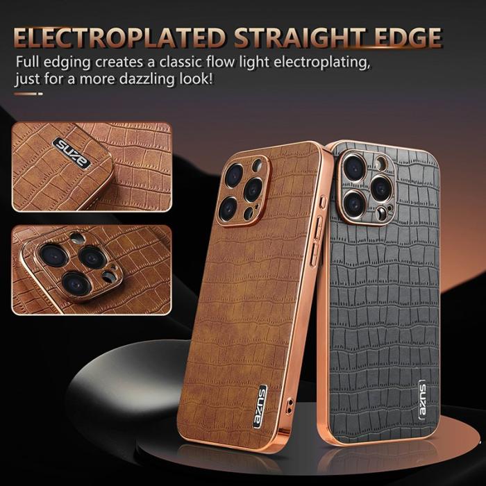 AZNS - AZNS iPhone 14 Pro Max Plånboksfodral Konstläder - Grön