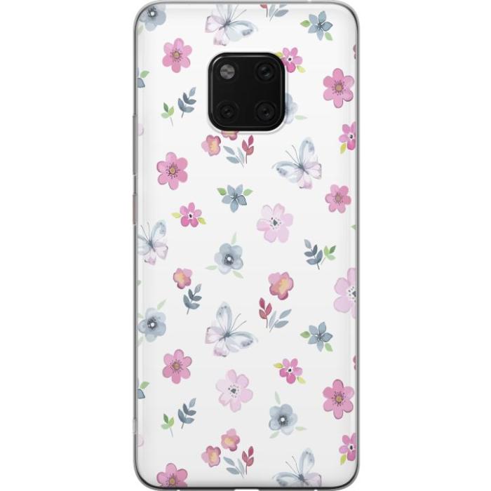 iSecrets - Mobilskal till Huawei Mate 20 Pro med Blommor och fjärillar