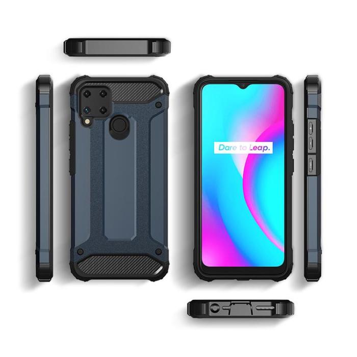 OEM - Realme 10 5G/9i 5G Mobilskal Hybrid Armor - Svart