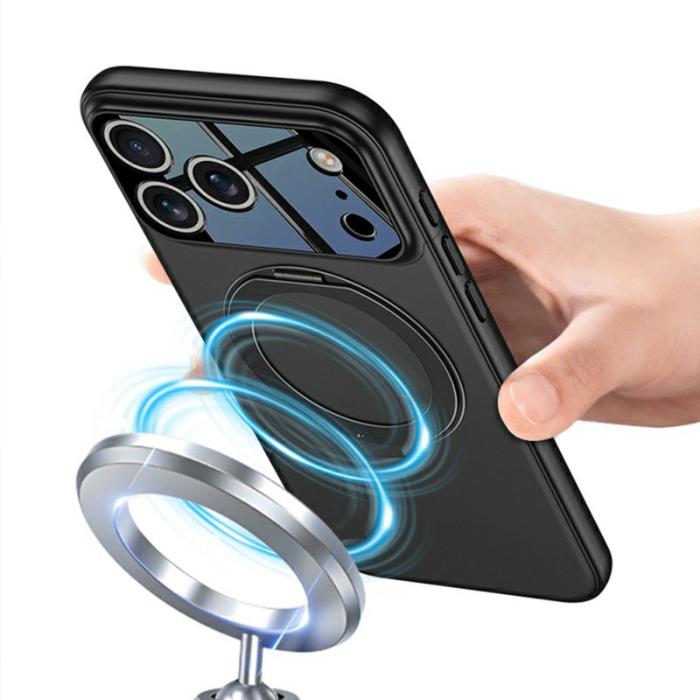 GKK - GKK iPhone 17 Pro Max Fodral Detachable Kamera Ram - Svart