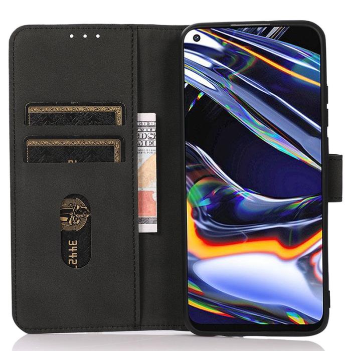 KHAZNEH - KHAZNEH Samsung Galaxy S25/S24 Plånboksfodral Anti-Scratch Konstläder - Svart