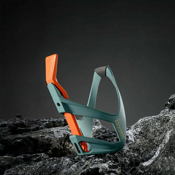 Rockbros - Rockbros Flaskhållare med Tire Lever - Blå/Orange