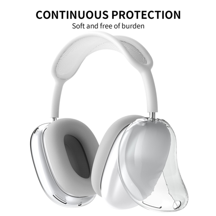 AHASTYLE - AHASTYLE AirPods Max Hörlursskal TPU PT-LC07 - Transparent
