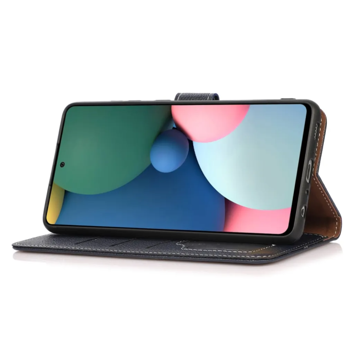 Taltech - iPhone 15 Pro Max Plånboksfodral Enkelt - Blå