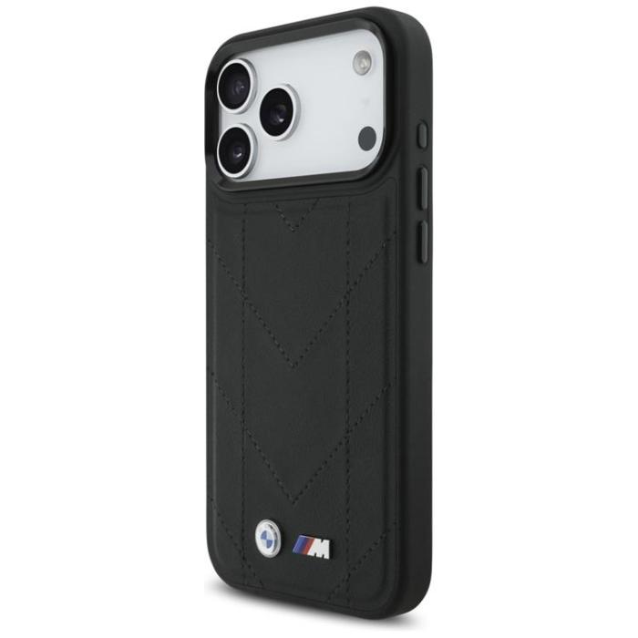BMW - BMW iPhone 17 Pro Max Mobilskal MagSafe M Quilted Logo
