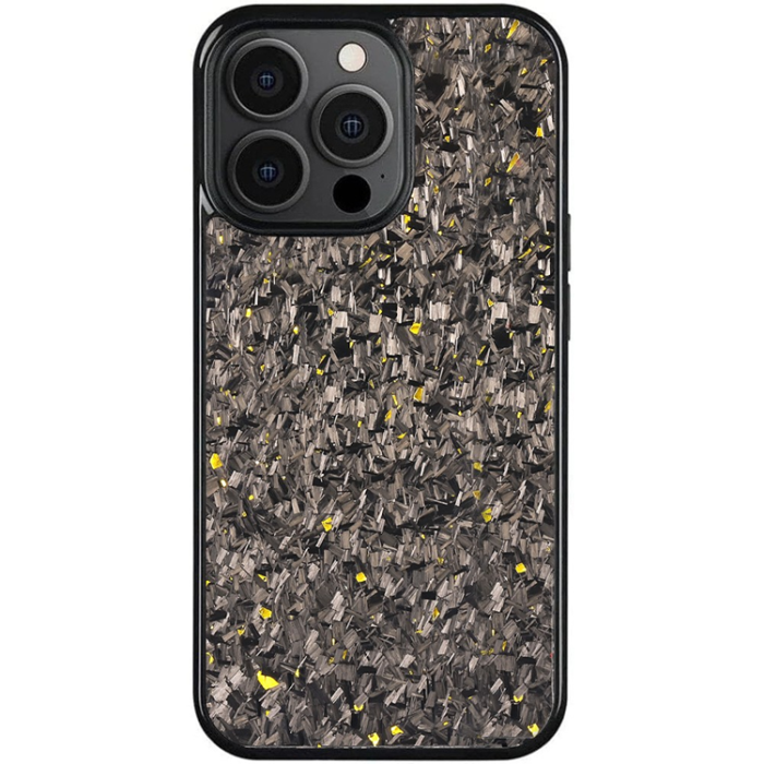 A-One Brand - iPhone 14 Pro Mobilskal MagSafe Aramid Fiber Forged - Guld